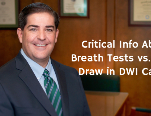 Critical Info About Breath Tests vs. Blood Draw in DWI Cases!