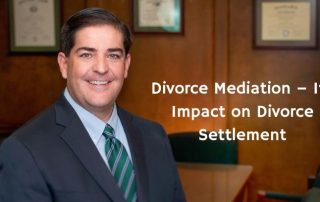 Picture of Reynaldo Garza III with blog title “Divorce Mediation - Its Impact on Divorce Settlement"